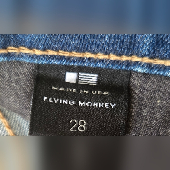 Flying Monkey Skinny Distressed Jeans- Size 28 - Picture 7 of 7